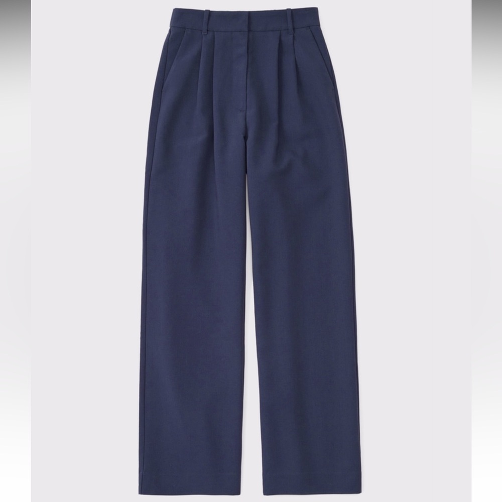 A&F Sloane Tailored Wide Leg Pant